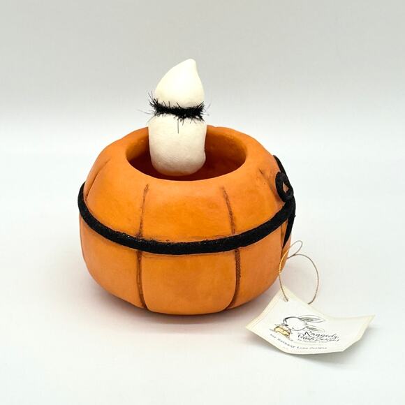 Bethany Lowe JOL & Peeking Boo Jack O Lantern Pumpkin & Ghost Michelle Allen New - Picture 7 of 8